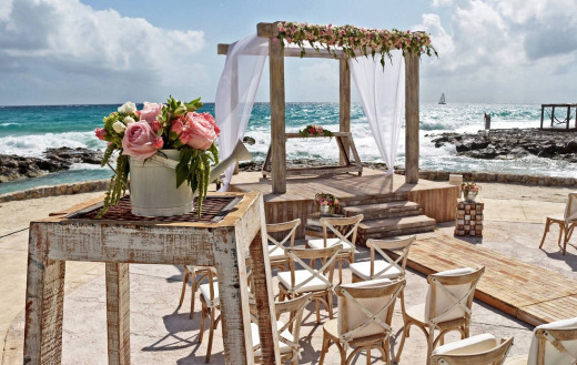 Caribbean wedding beach